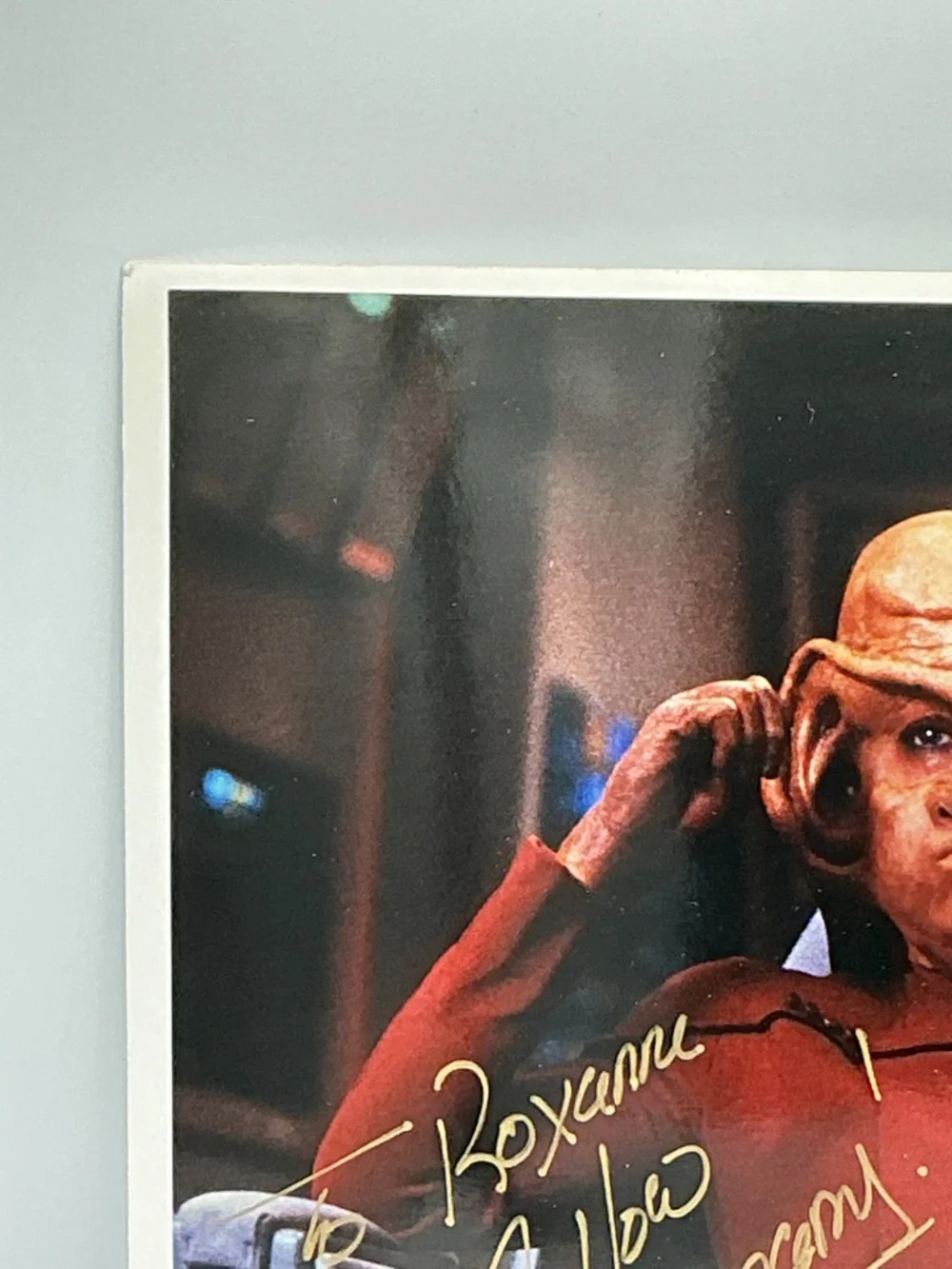 Star Trek Autographed Aron Eisenberg Signed Photo Nog DS9 8x10 Captain Promo - Picture 2 of 7
